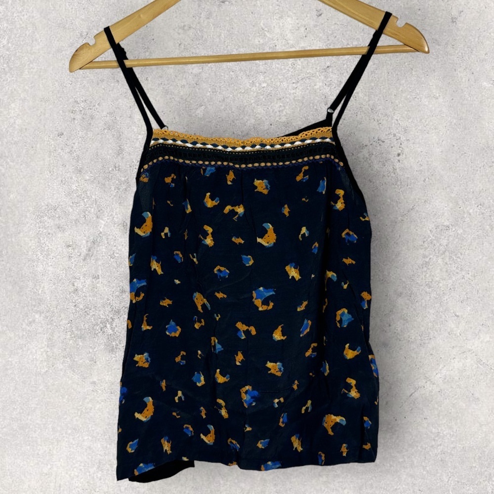 Anthropologie Bl_nk London Areena Tank Top Size Small Bohemian Viscose Printed S - Picture 12 of 12